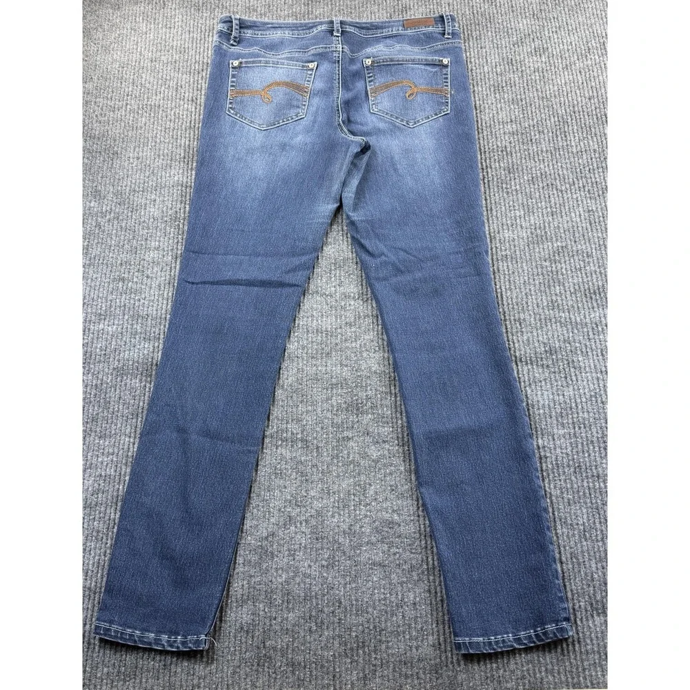Justice‎ Premium Jeans Girls 16 Plus Blue Super Skinny Simply Low Stretch Denim